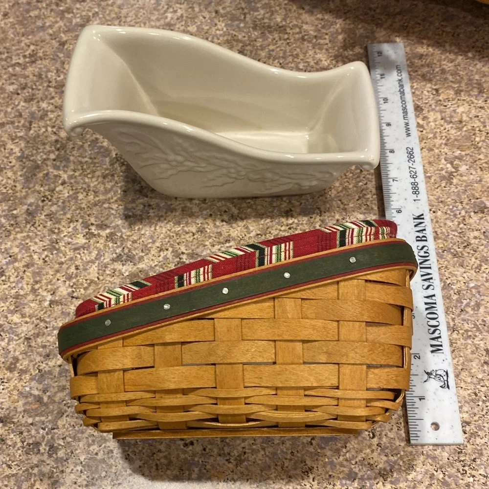 Longaberger sleigh basket